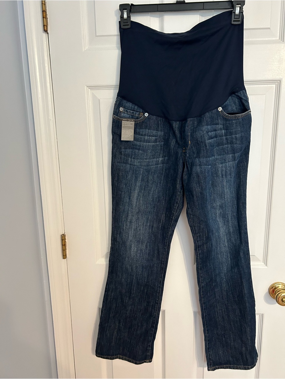 NWT Maternity Liz Lange for Target Dark Blue Straight Leg Jeans